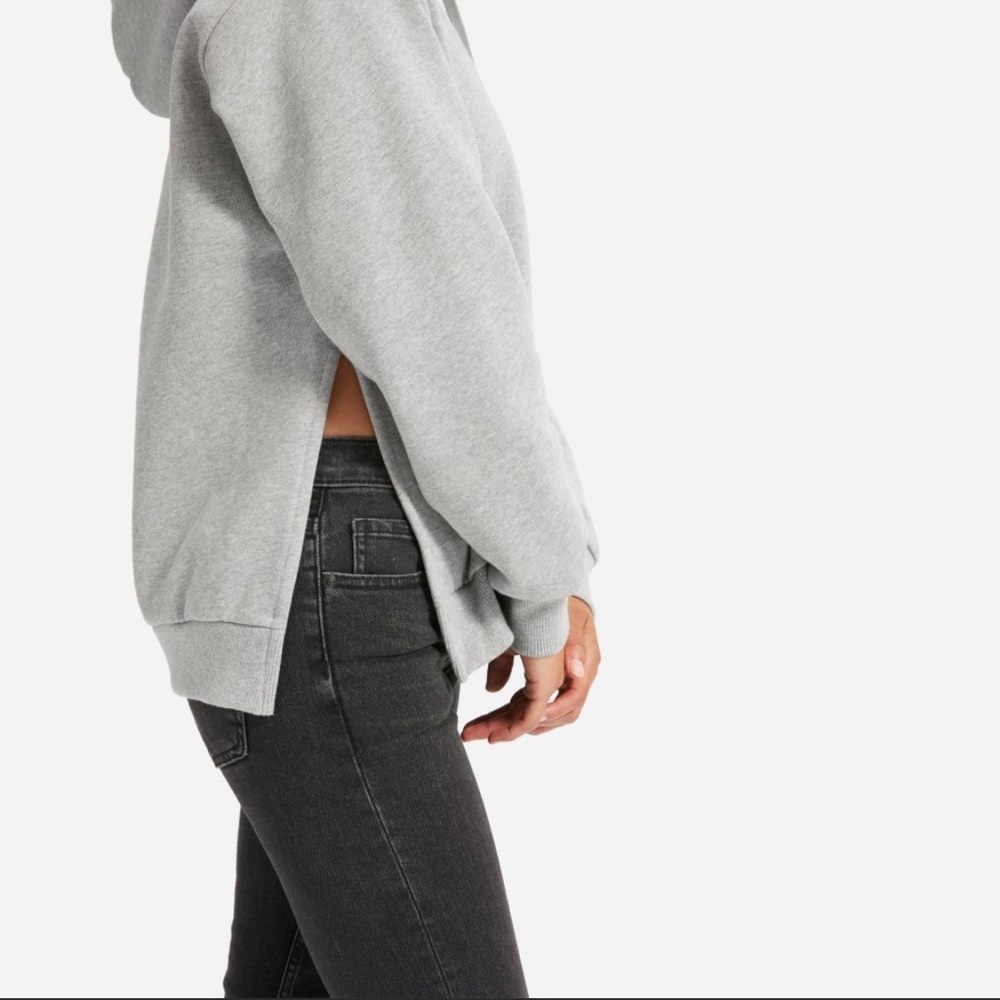 Everlane Gray Hoodie Sweatshirt - Picture 4 of 9
